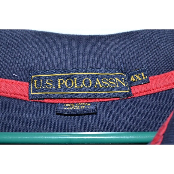 Mens Blue US Polo Assn Ralph Lauren Vtg Big Pony Shirt Size 4xl - Picture 4 of 7